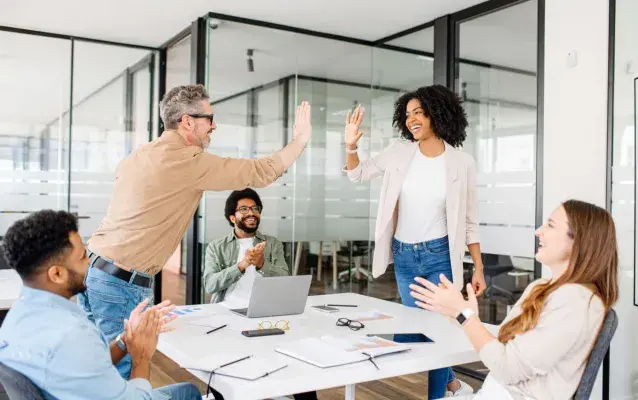 équipe de travail et ambition collective
